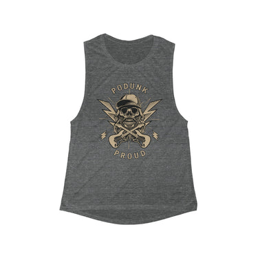 Hardy Podunk Proud Muscle Tank - Sunlit Funlit Country Music Tees
